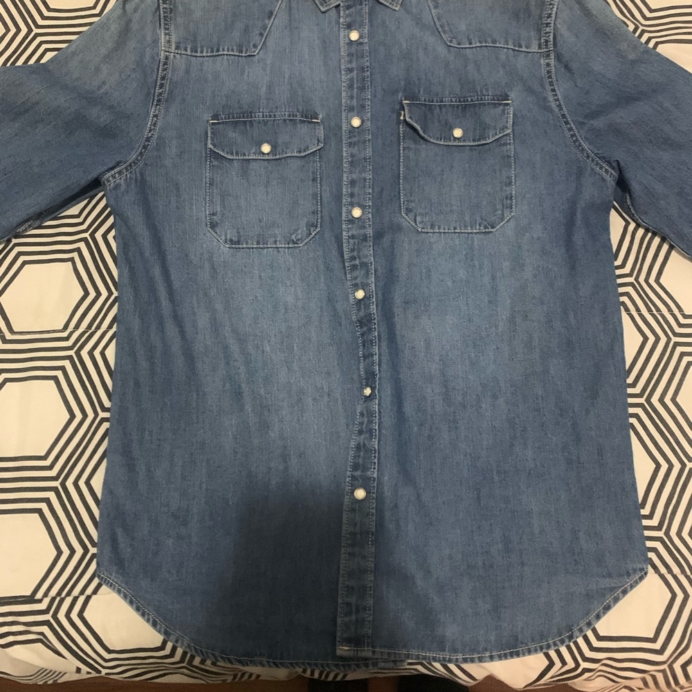Zara denim shirt